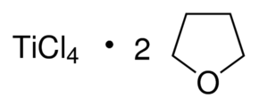 Tetrachlorobis(tetrahydrofuran)titanium(IV) - CAS:31011-57-1 - Titanium(IV) chloride tetrahydrofuran complex, 32Cl4(THF)2